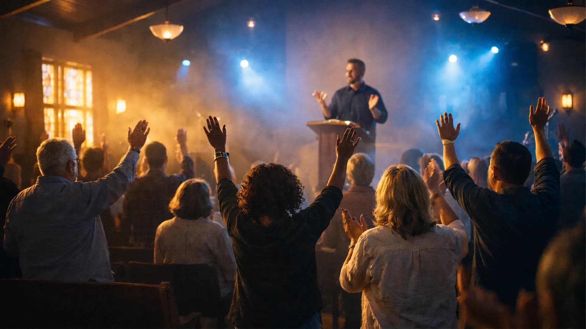 Comunidad de Edificadores de Vida adorando juntos